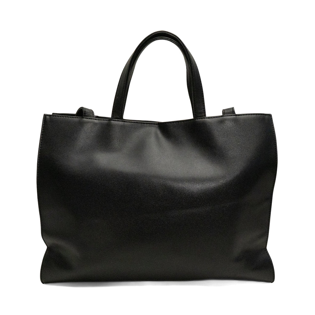 Telfar Black 'Medium Shopping Tote' Bag