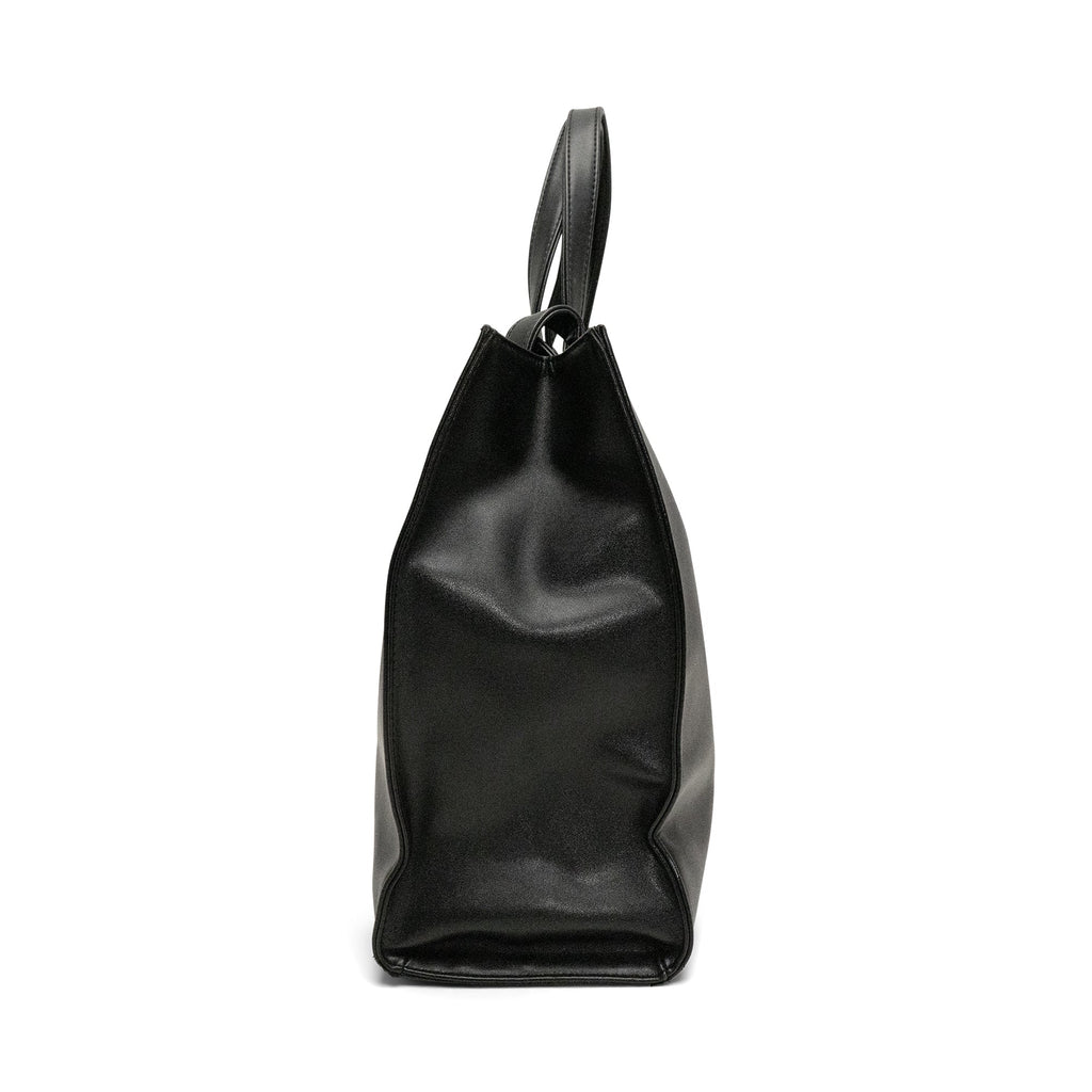 Telfar Black 'Medium Shopping Tote' Bag
