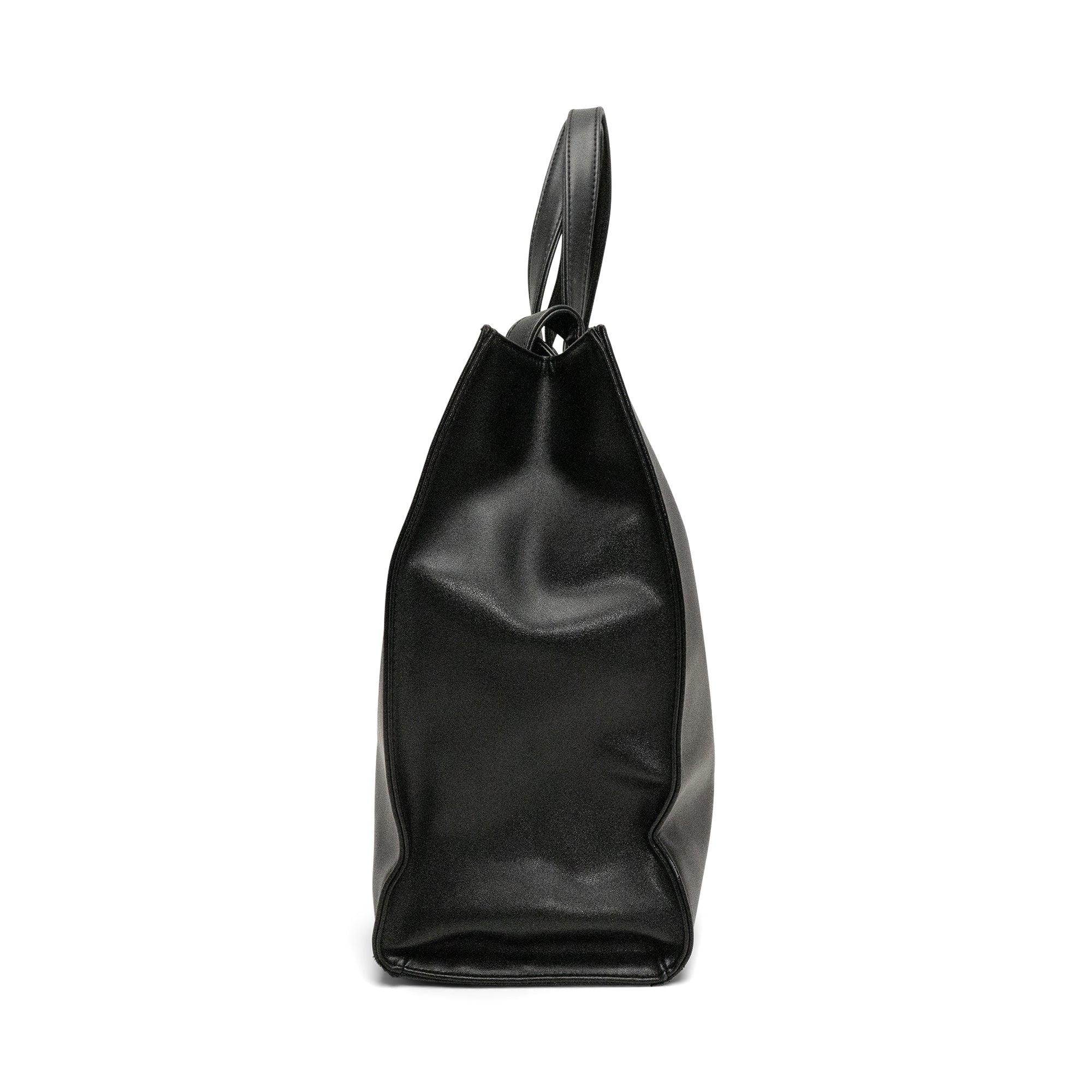 Telfar Black 'Medium Shopping Tote' Bag