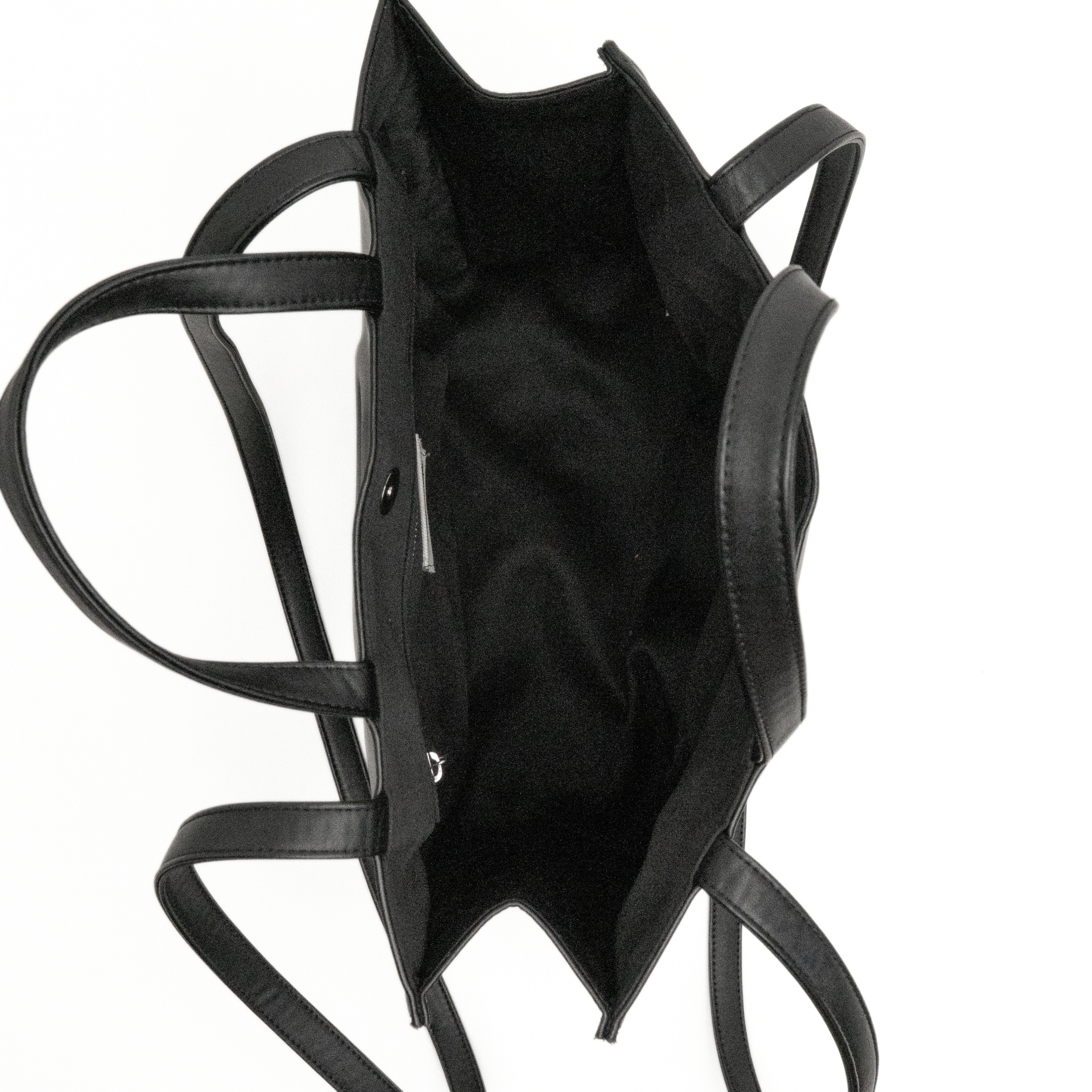 Telfar Black 'Medium Shopping Tote' Bag