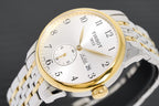 Tissot Le Locle Small Seconds Men's Silver Gold Watch