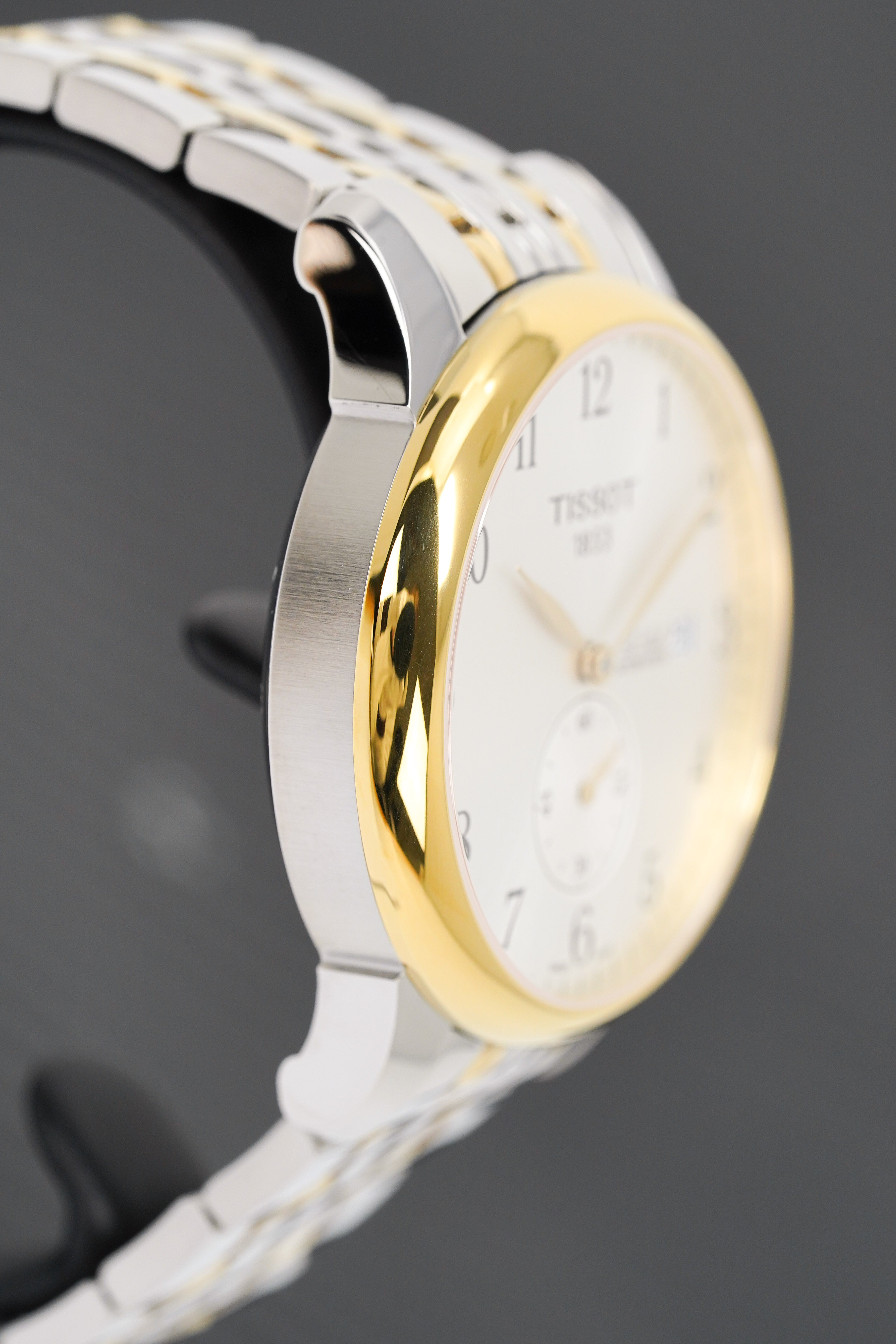 Tissot Le Locle Small Seconds Men's Silver Gold Watch