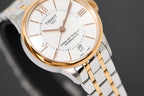 Tissot Women's Automatic Watch 32mm Chemin des Tourelles Powermatic 80 White Rose Gold