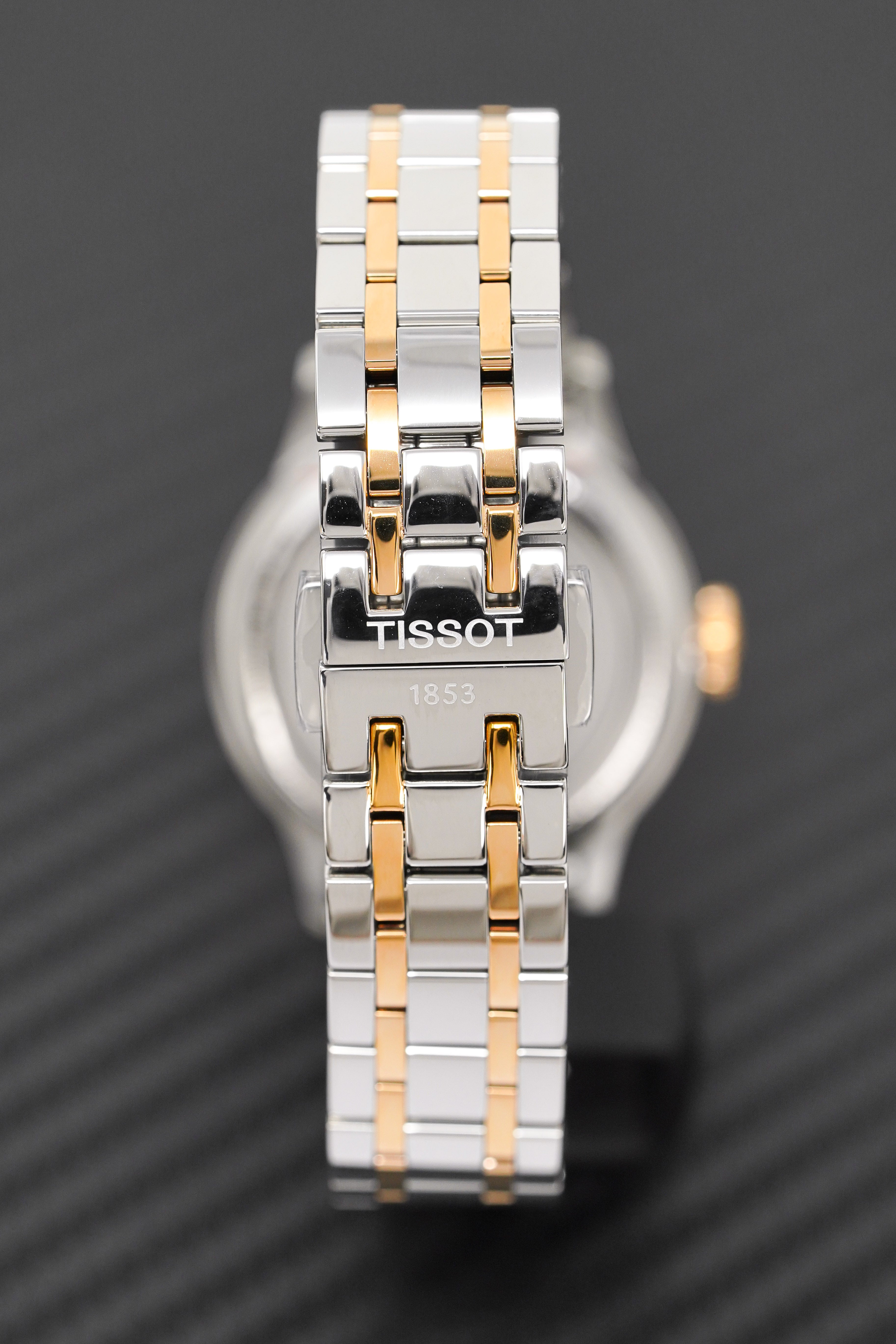 Tissot Women's Automatic Watch 32mm Chemin des Tourelles Powermatic 80 White Rose Gold
