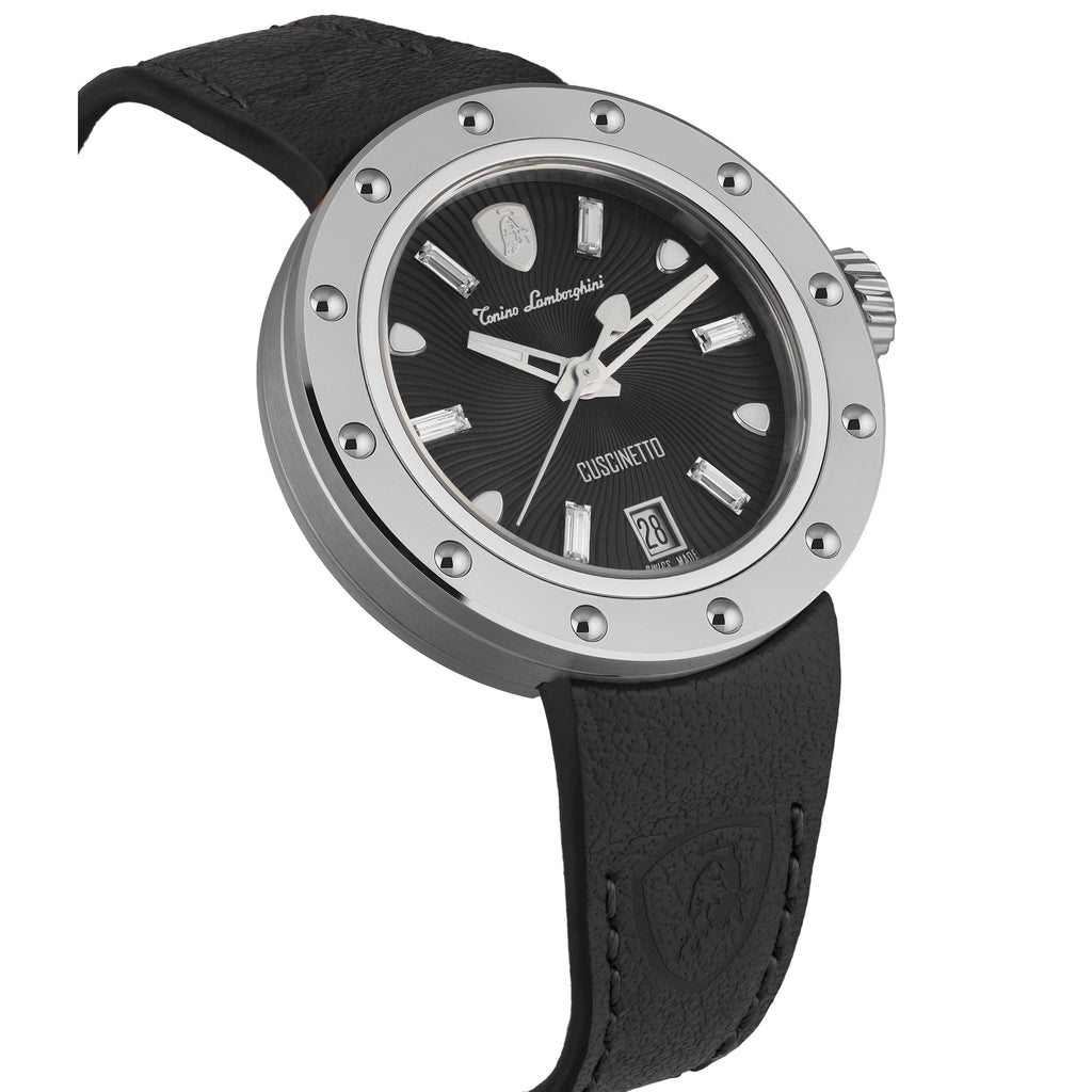 Tonino Lamborghini Cuscinetto Ladies Black Watch