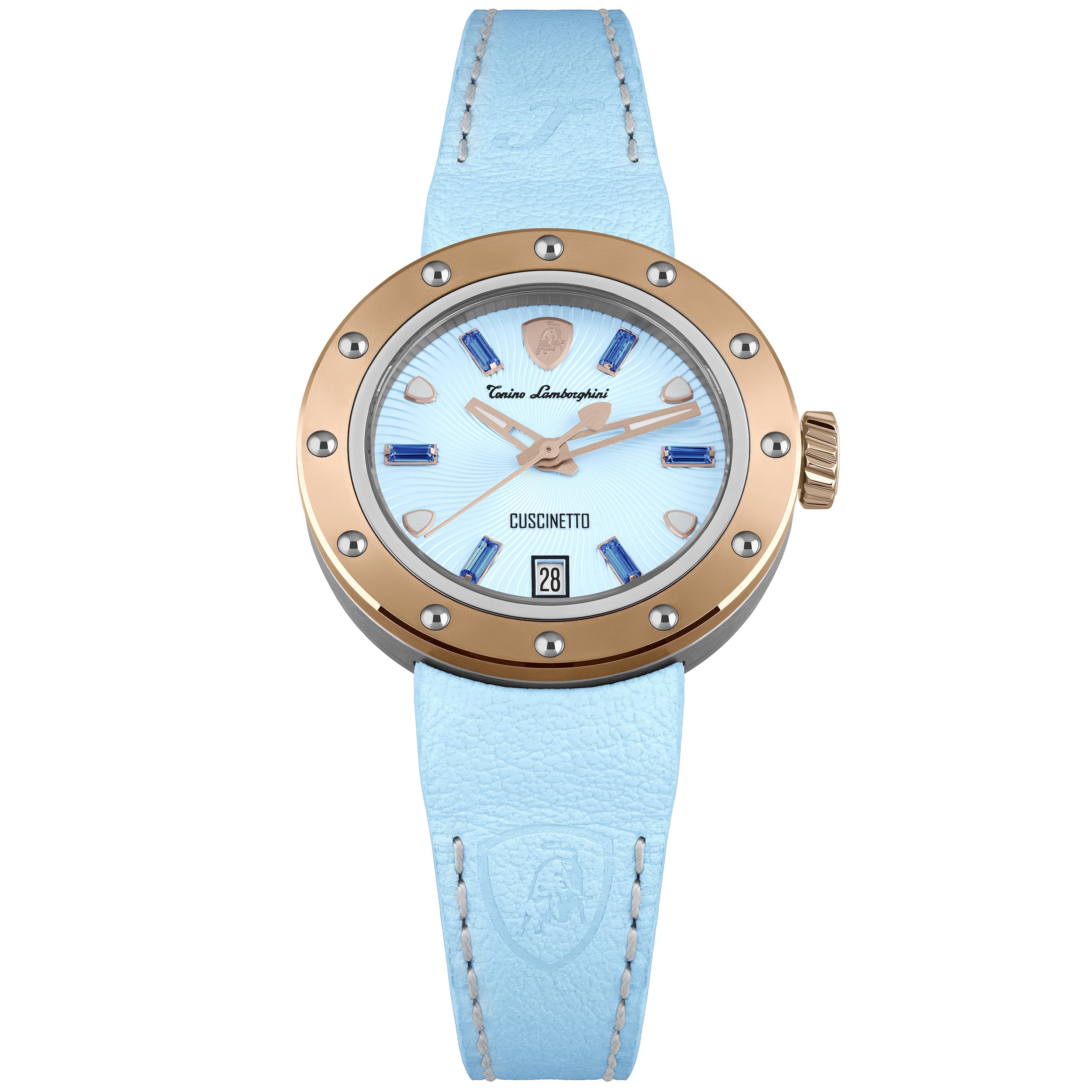 Tonino Lamborghini Cuscinetto Ladies Blue Watch