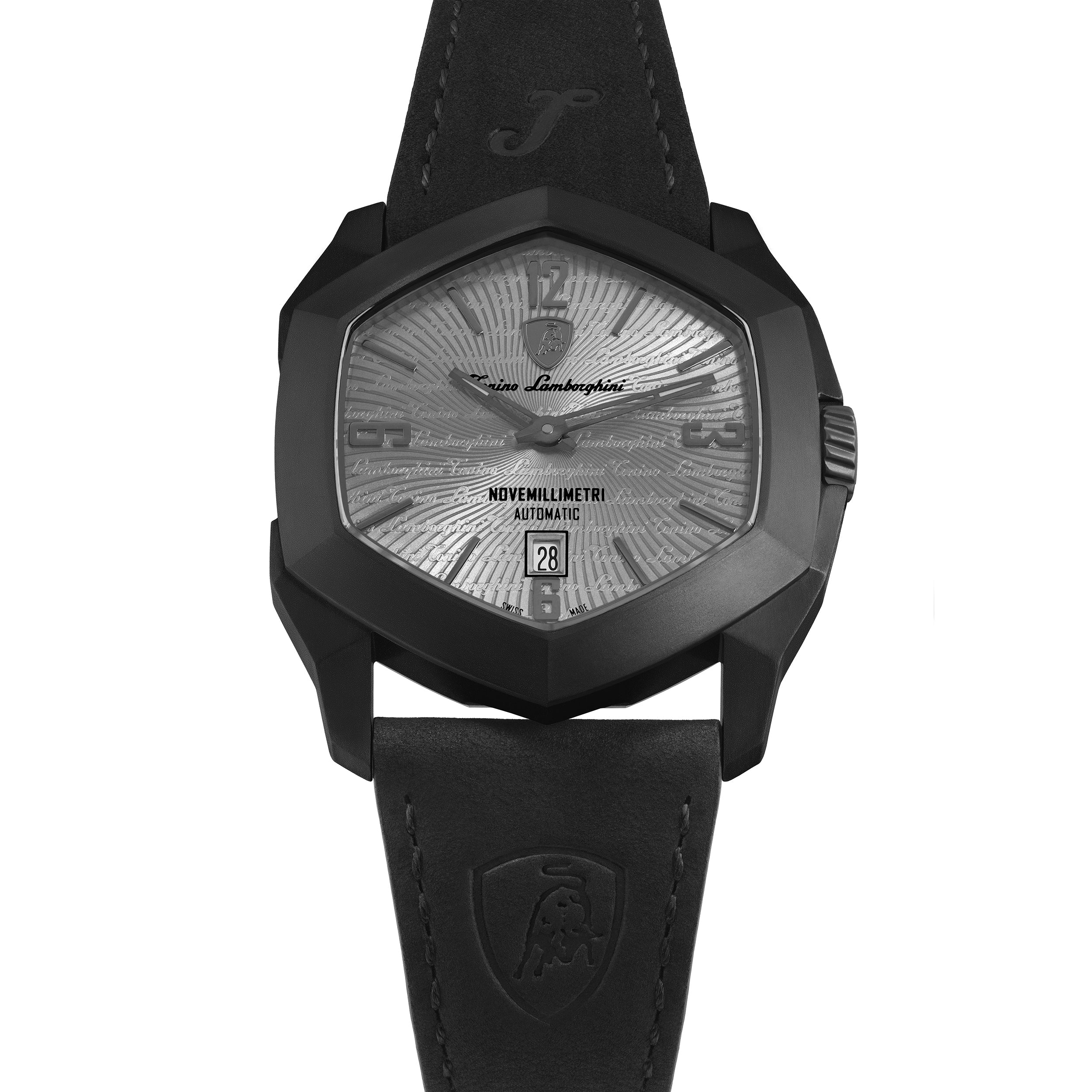 Tonino Lamborghini Novemillimetri Men's Black Automatic Watch