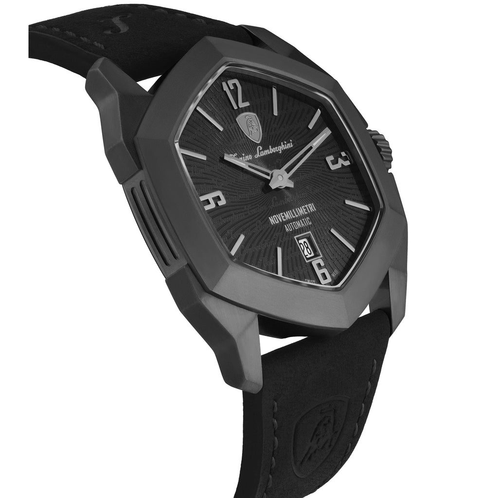 Tonino Lamborghini Novemillimetri Men's Black Automatic Watch