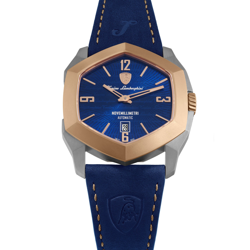 Tonino Lamborghini Novemillimetri Men's Blue Automatic Watch