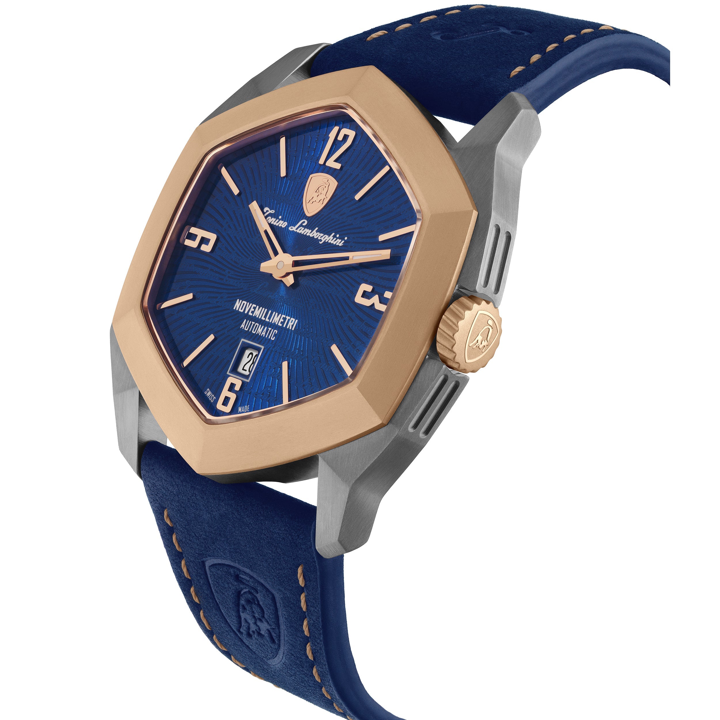 Tonino Lamborghini Novemillimetri Men's Blue Automatic Watch
