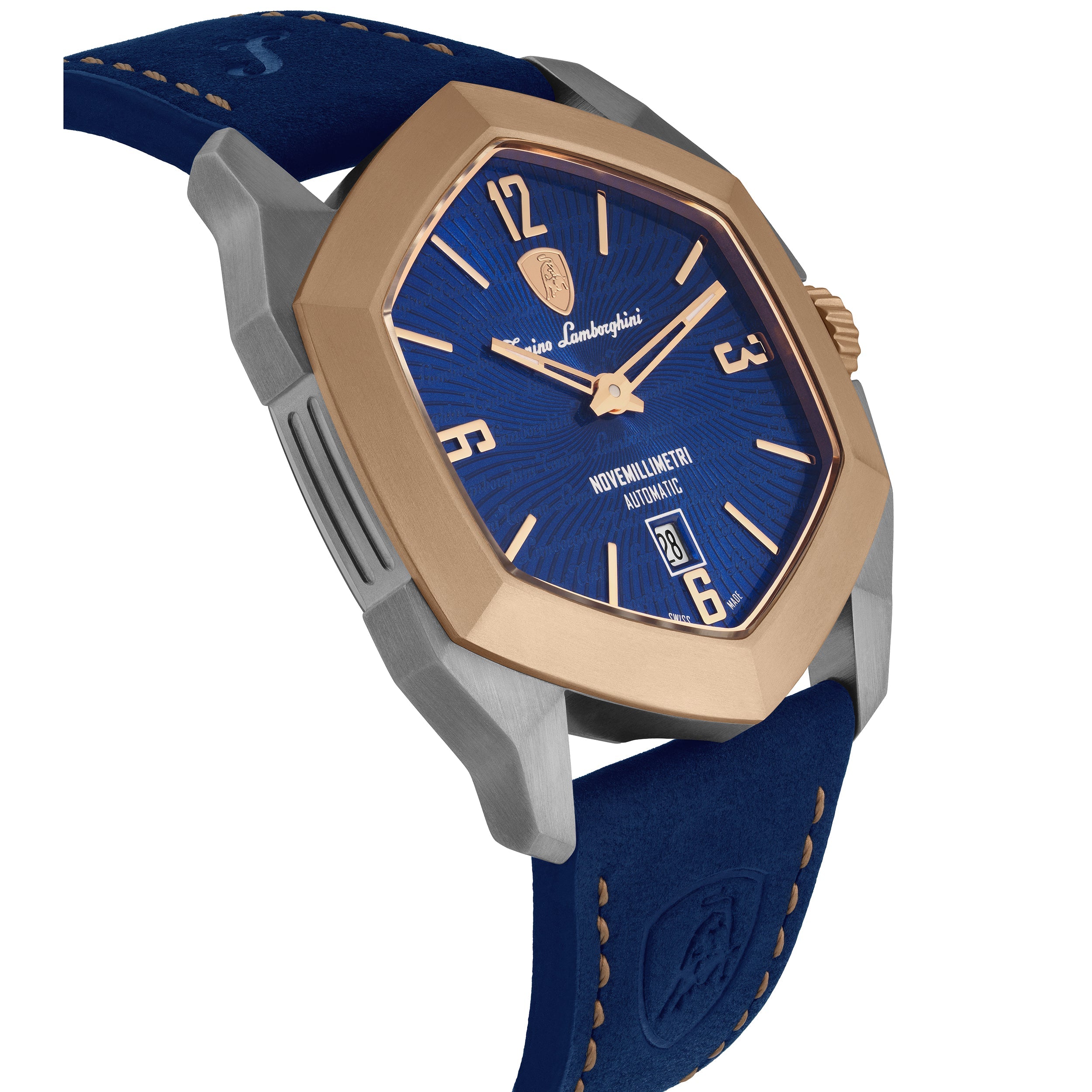 Tonino Lamborghini Novemillimetri Men's Blue Automatic Watch