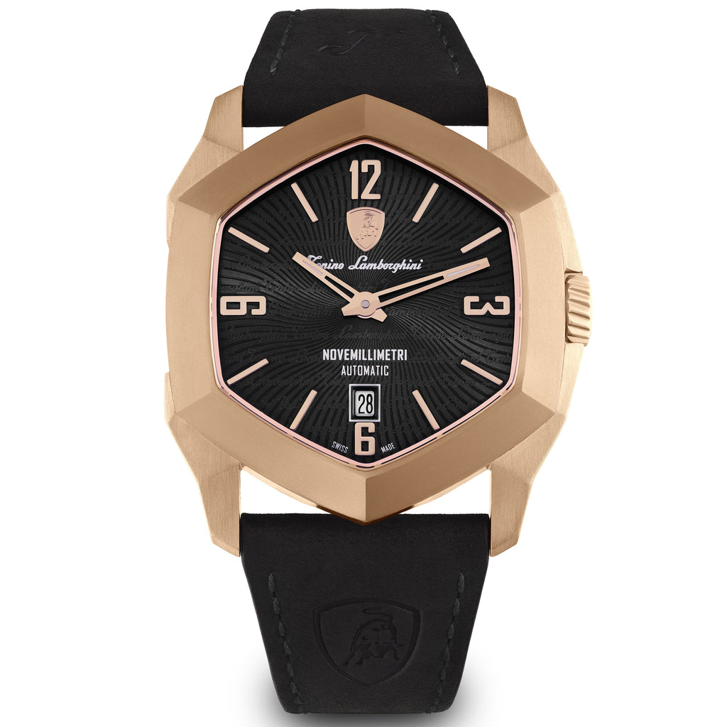 Tonino Lamborghini Novemillimetri Men's Black Automatic Watch