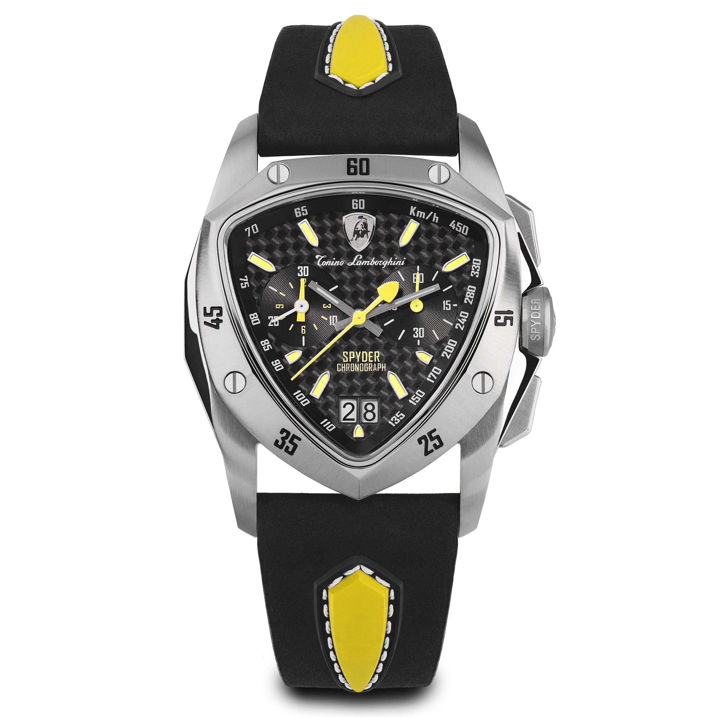 Tonino Lamborghini New Spyder Men's Black Chronograph Watch
