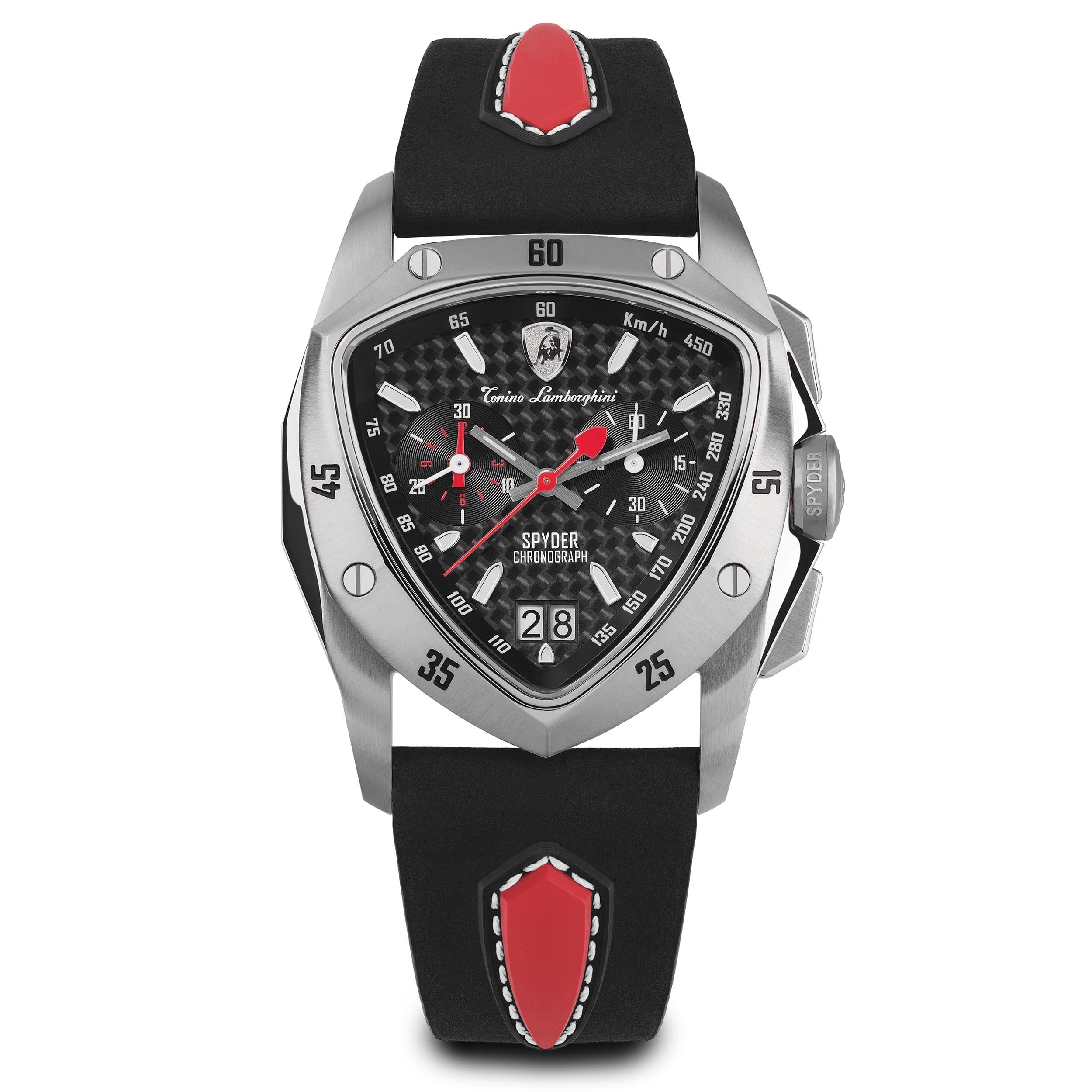 Tonino Lamborghini New Spyder Men's Black Chronograph Watch