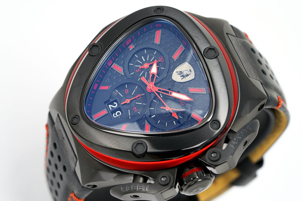 Tonino Lamborghini Spyder X Chronograph Red Black PVD