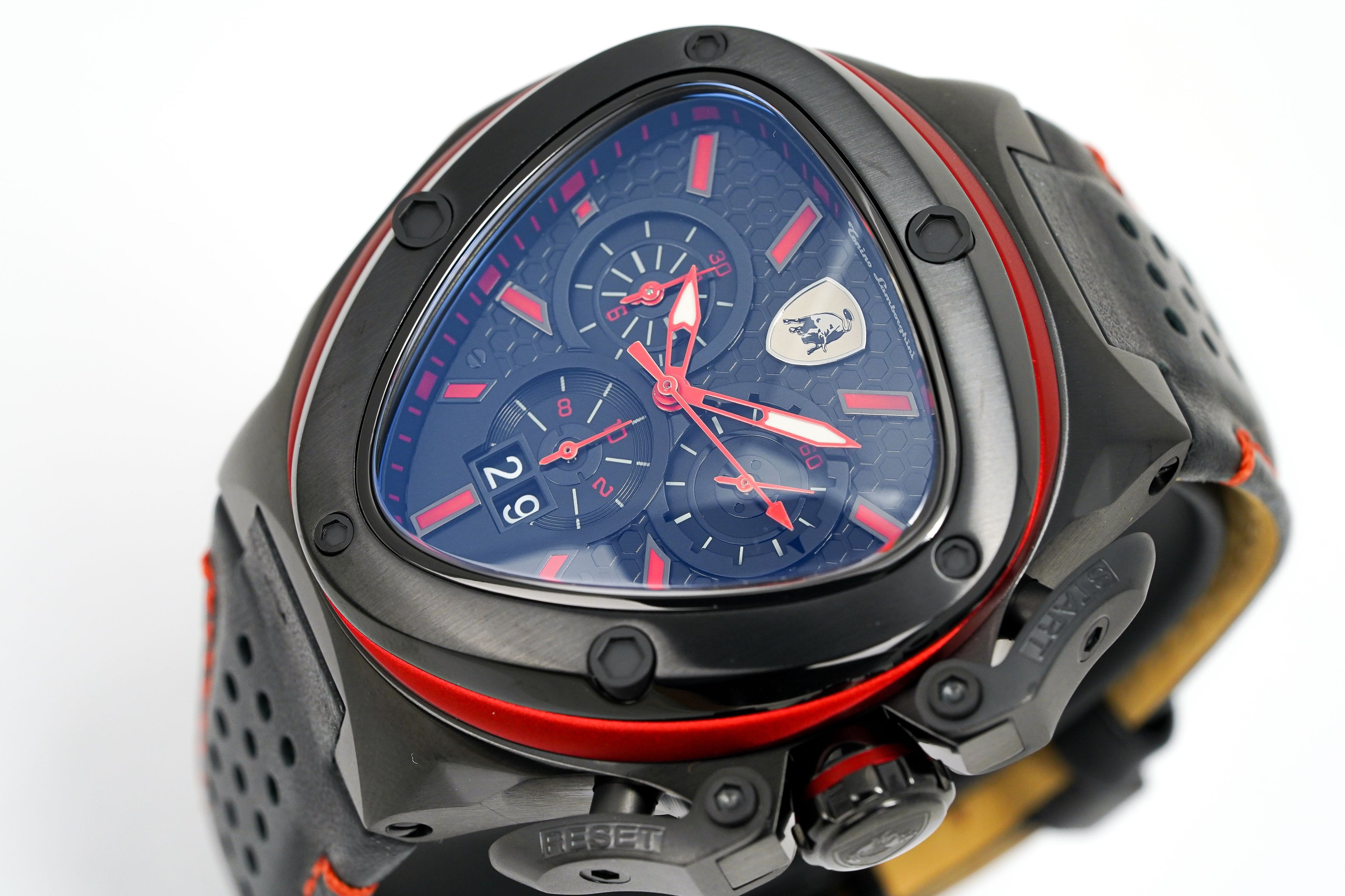 Tonino Lamborghini Spyder X Chronograph Red Black PVD