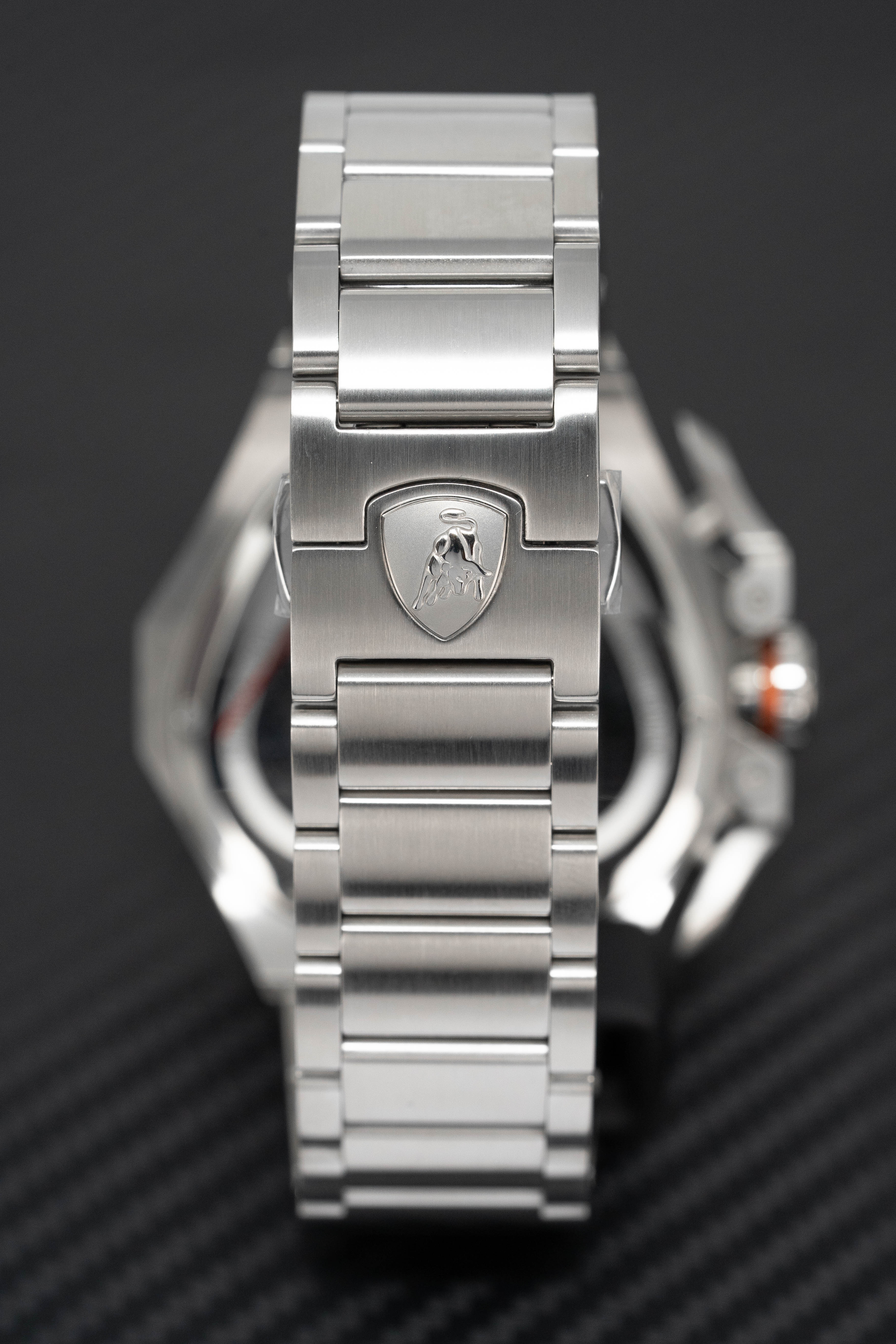 Tonino Lamborghini Spyder X SS Chronograph Date Steel Orange