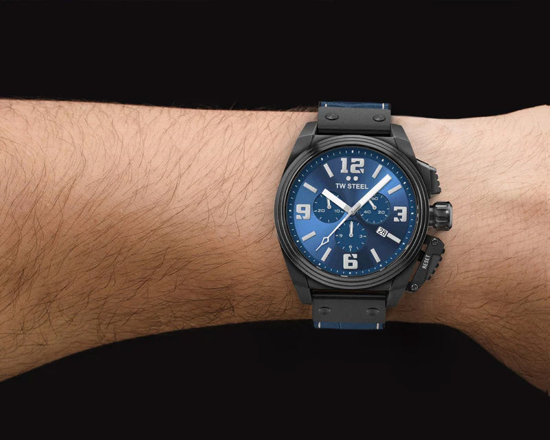 TW Steel Canteen 46mm Blue Men's Limited Edition Watch