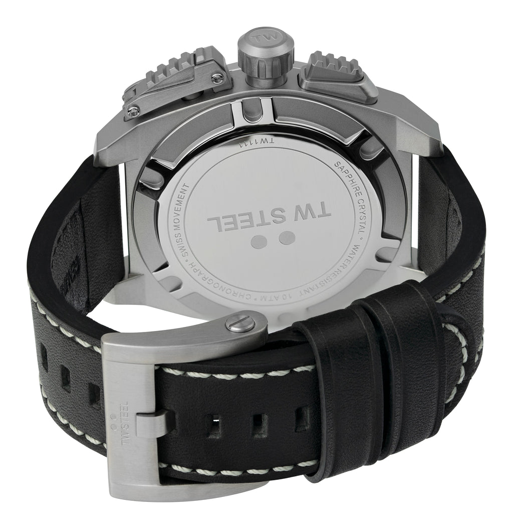 TW Steel Watch Swiss Canteen Chronograph Black