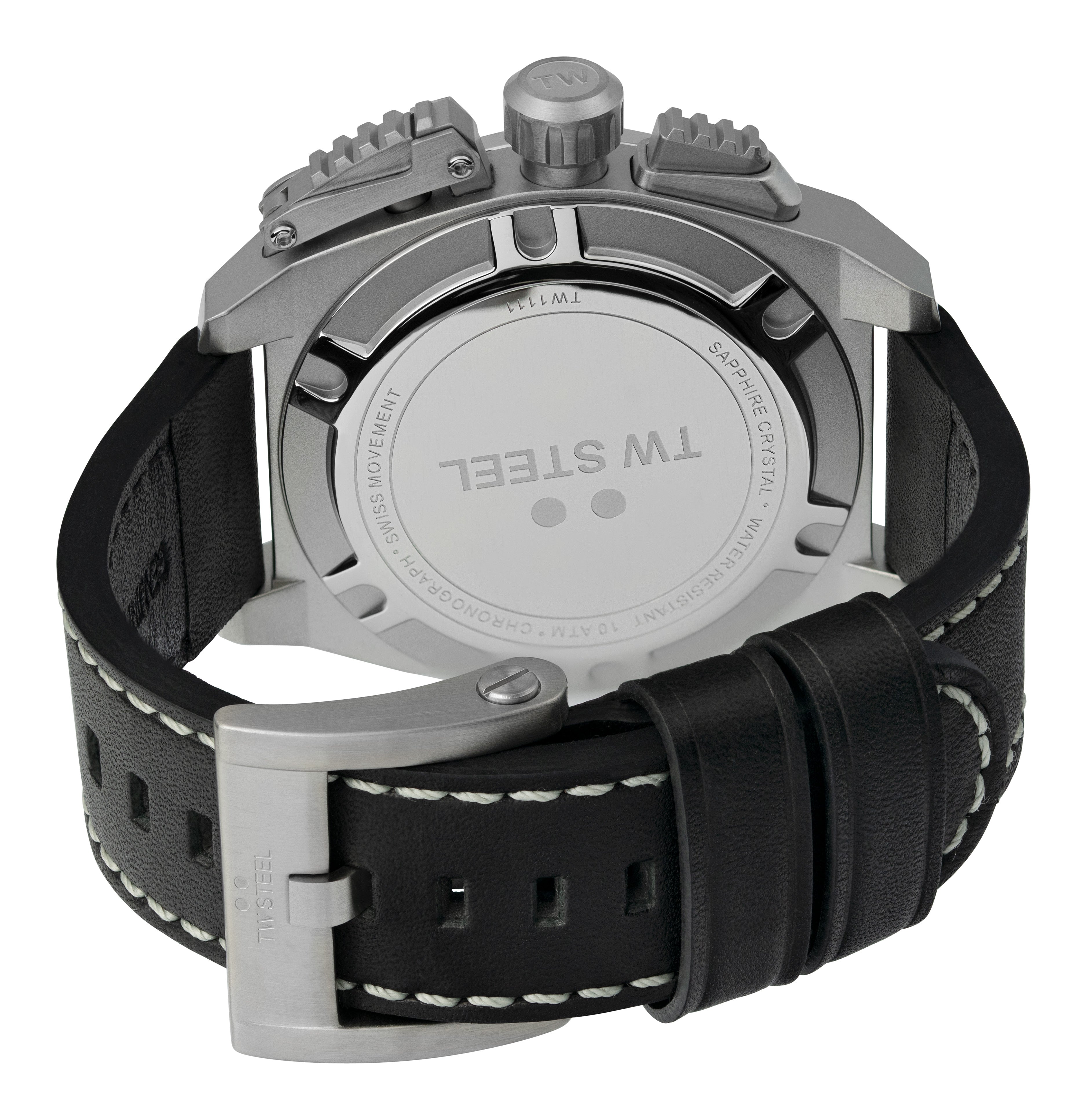 TW Steel Watch Swiss Canteen Chronograph Black