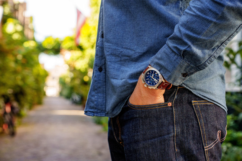 TW Steel Watch Swiss Canteen Chronograph Blue