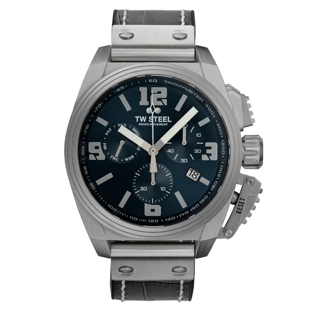 TW Steel Watch Swiss Canteen Chronograph Grey