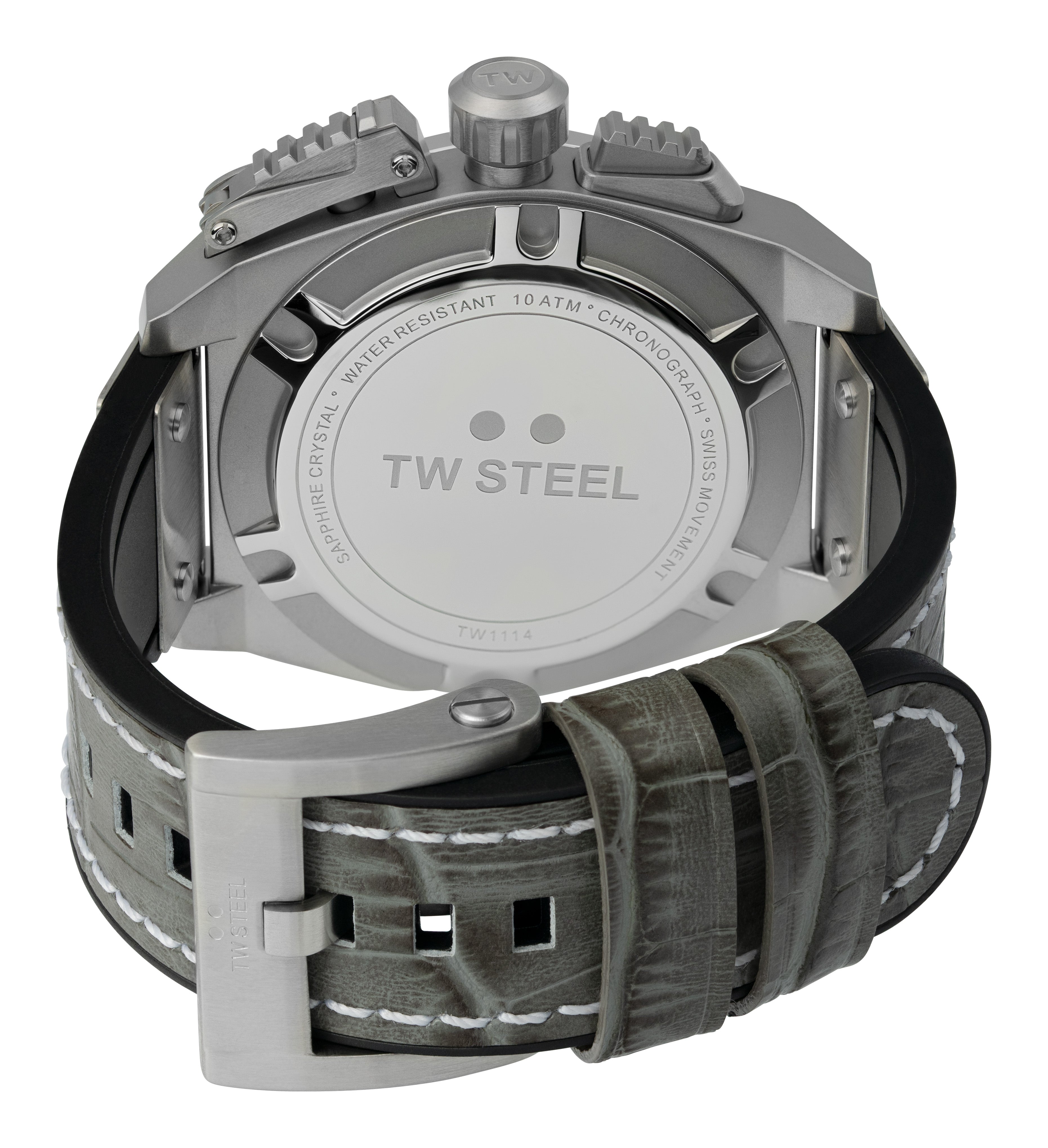 TW Steel Watch Swiss Canteen Chronograph Grey