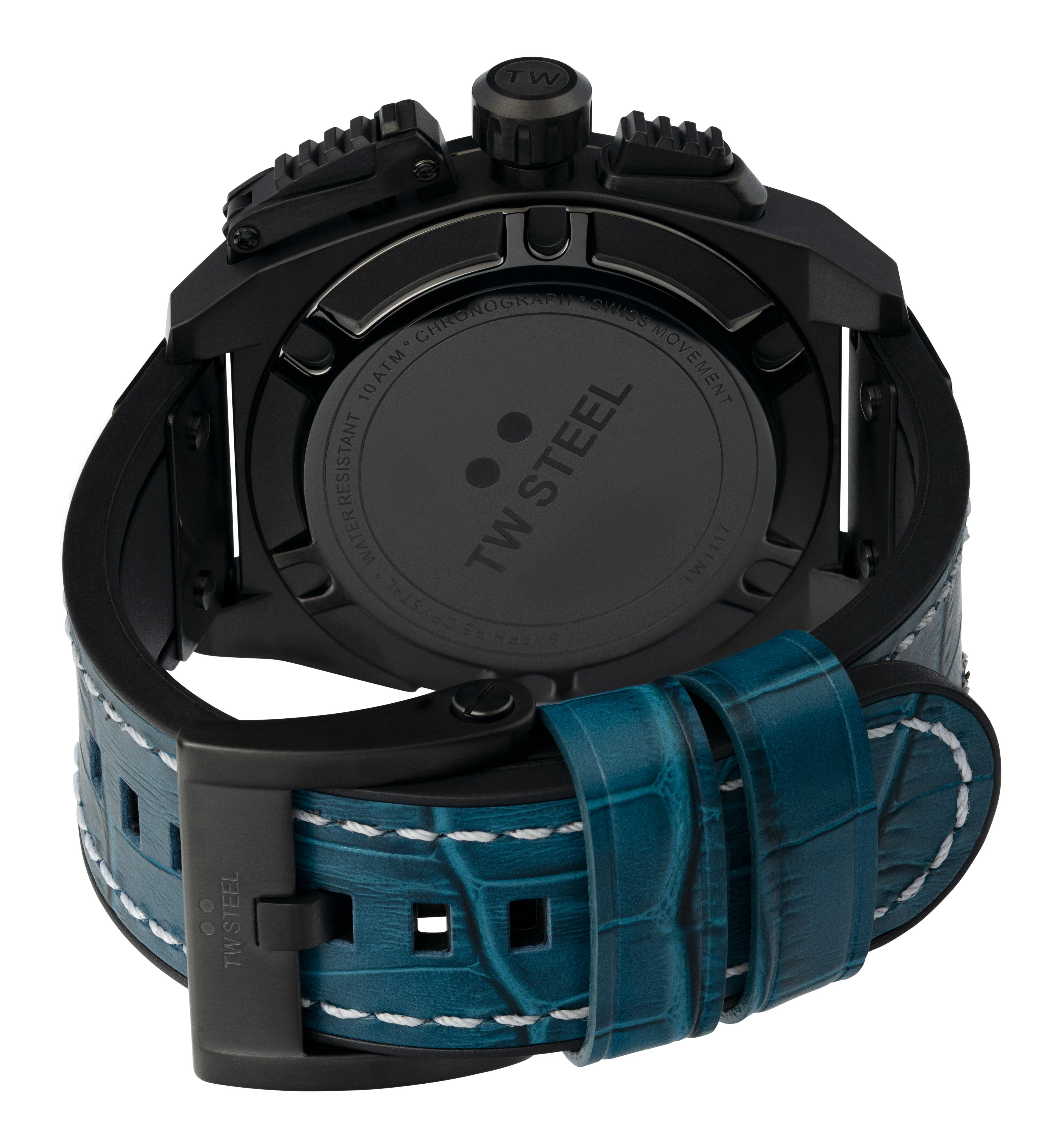 TW Steel Watch Swiss Canteen Chronograph Black