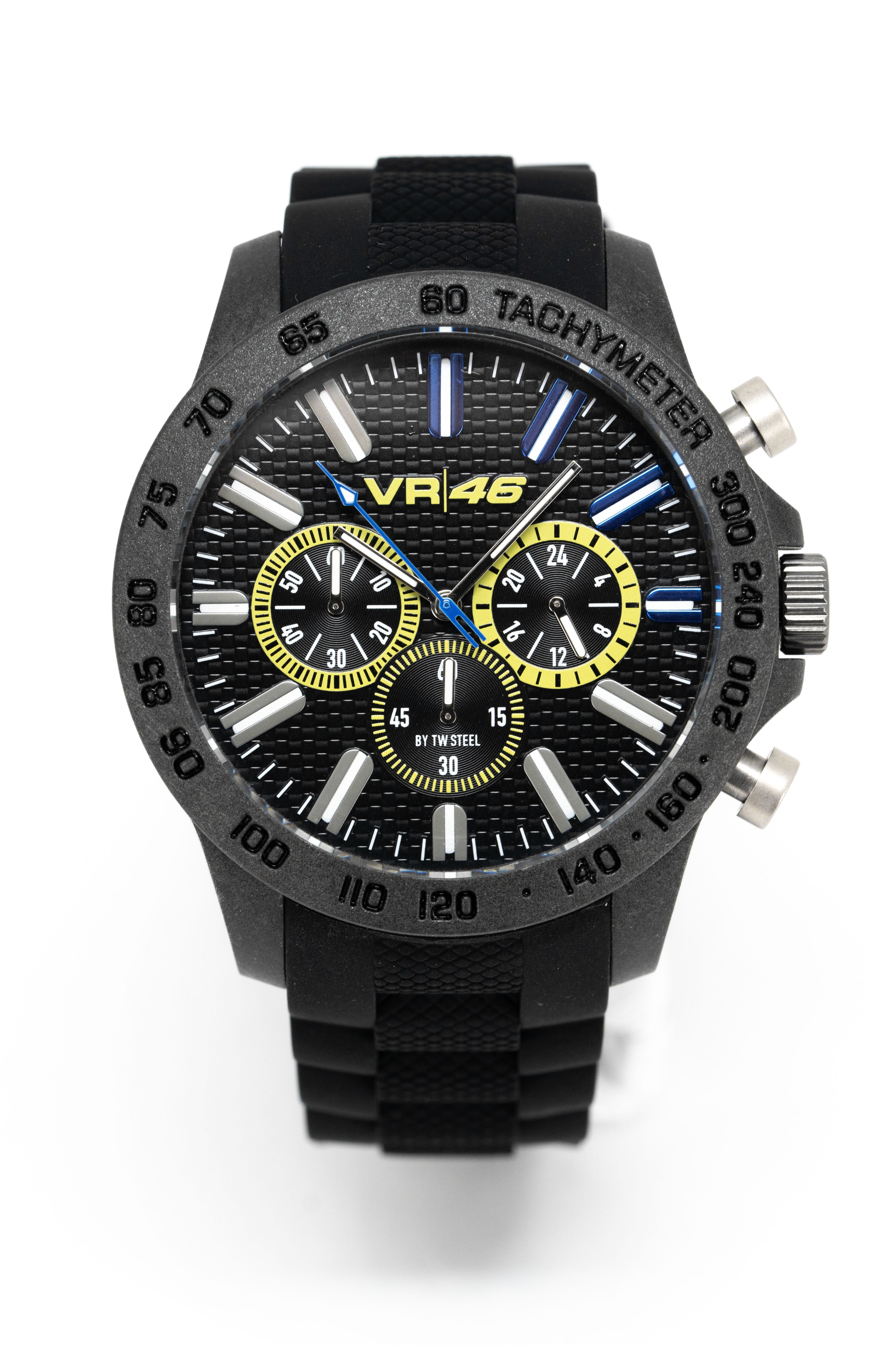 TW Steel VR/46 45mm Black Men's Chronograph Watch