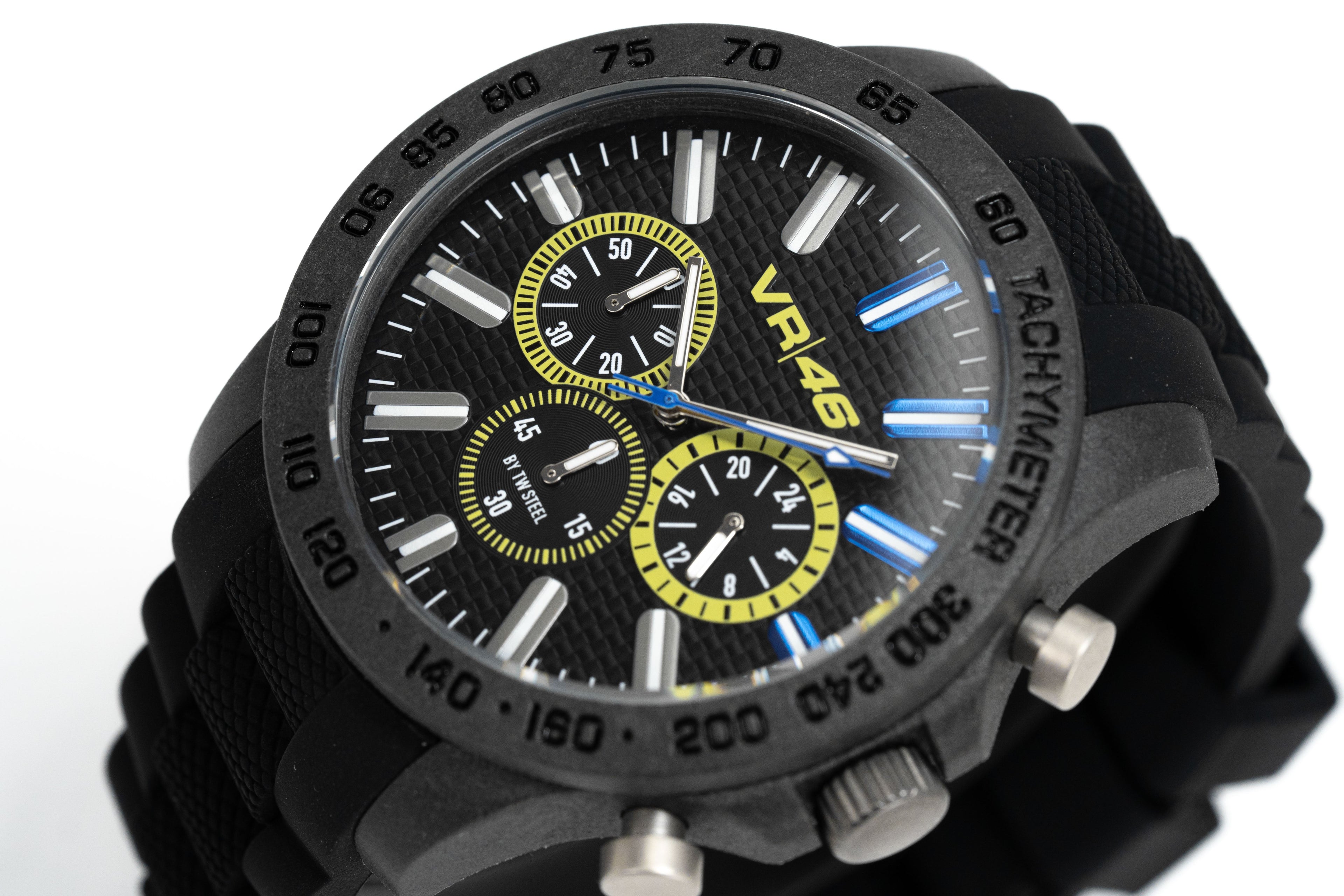 TW Steel VR/46 45mm Black Men's Chronograph Watch