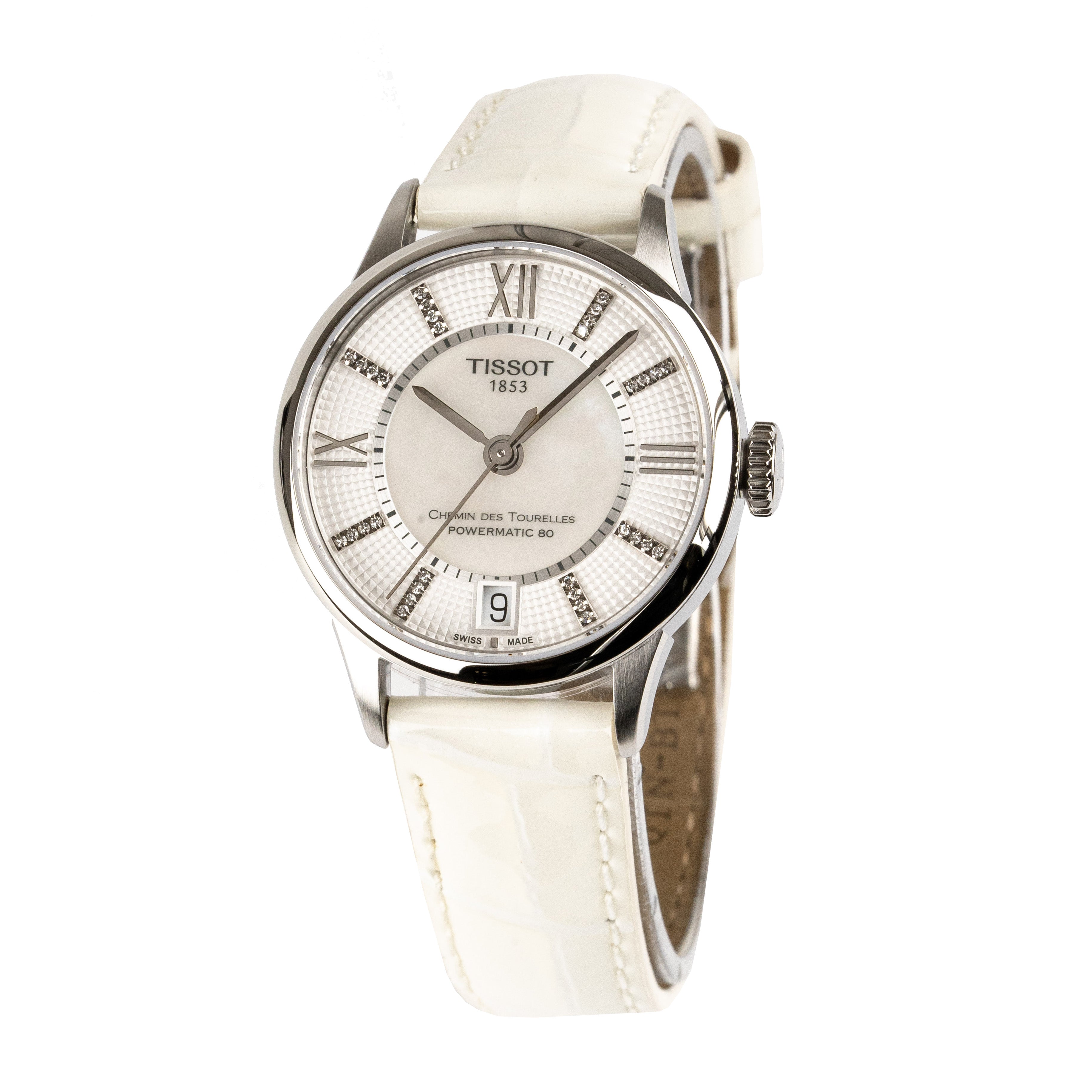 Tissot T-Classic Chemin des Tourelles Ladies' White Watch