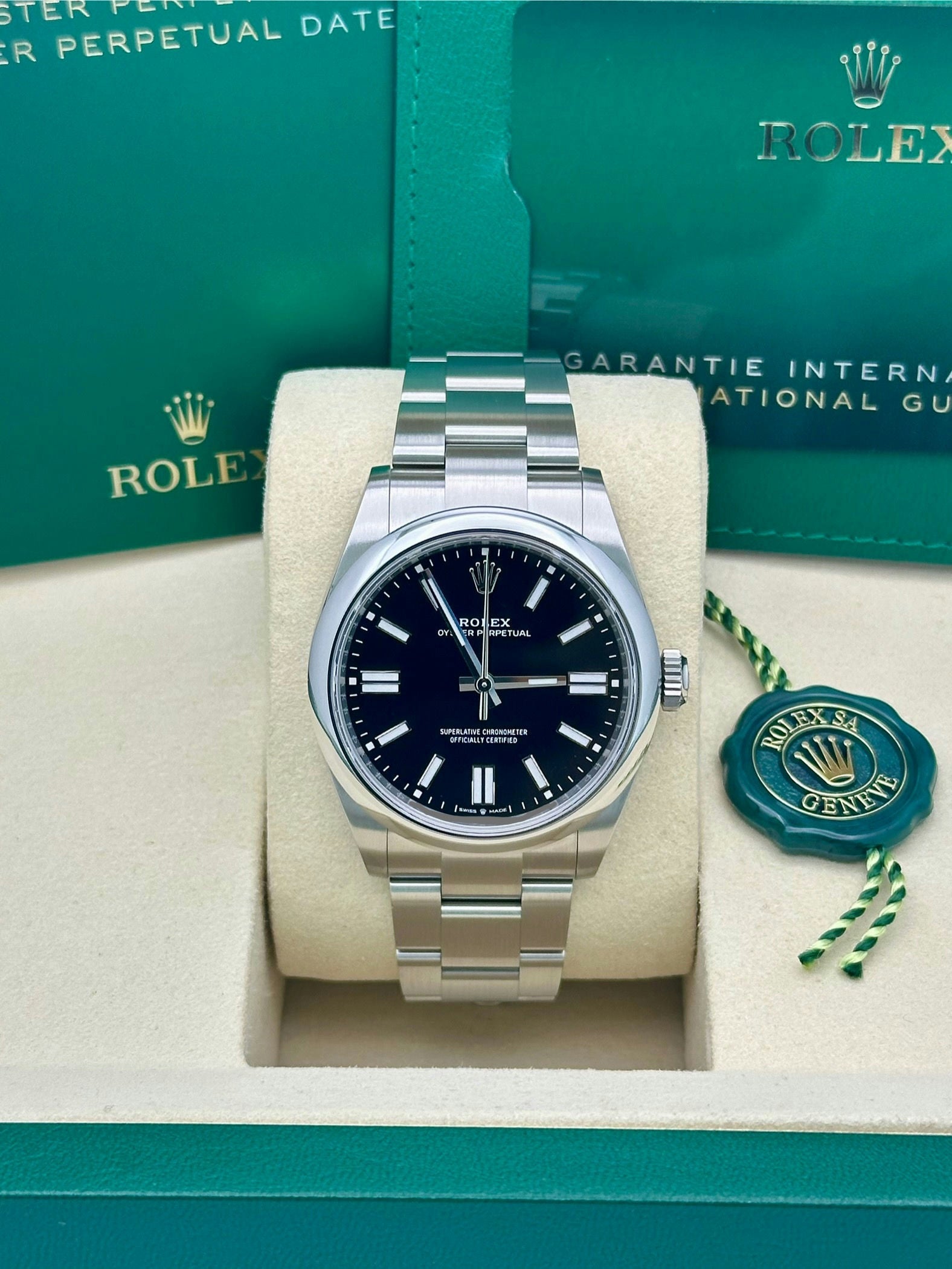 Rolex Oyster Perpetual 41 Black Dial Oyster Bracelet - 134300 - 2025