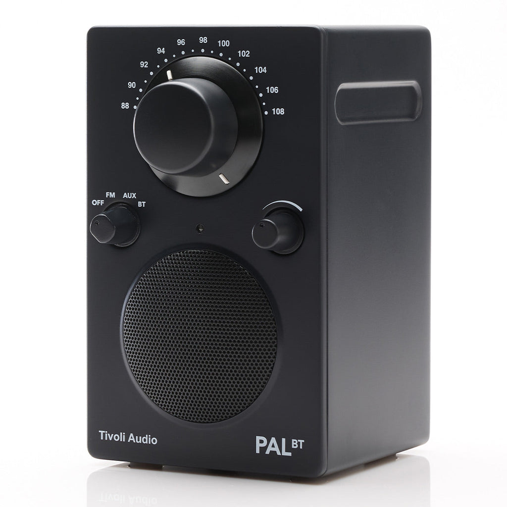 Tivoli Audio PAL BT Bluetooth FM Portable Radio and Speaker - Gen 3 (Black)