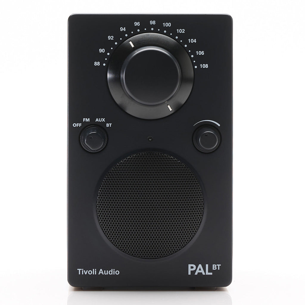 Tivoli Audio PAL BT Bluetooth FM Portable Radio and Speaker - Gen 3 (Black)