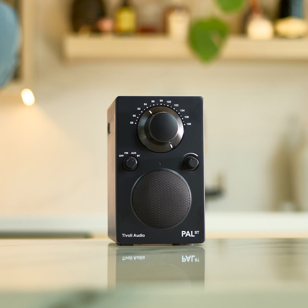 Tivoli Audio PAL BT Bluetooth FM Portable Radio and Speaker - Gen 3 (Black)