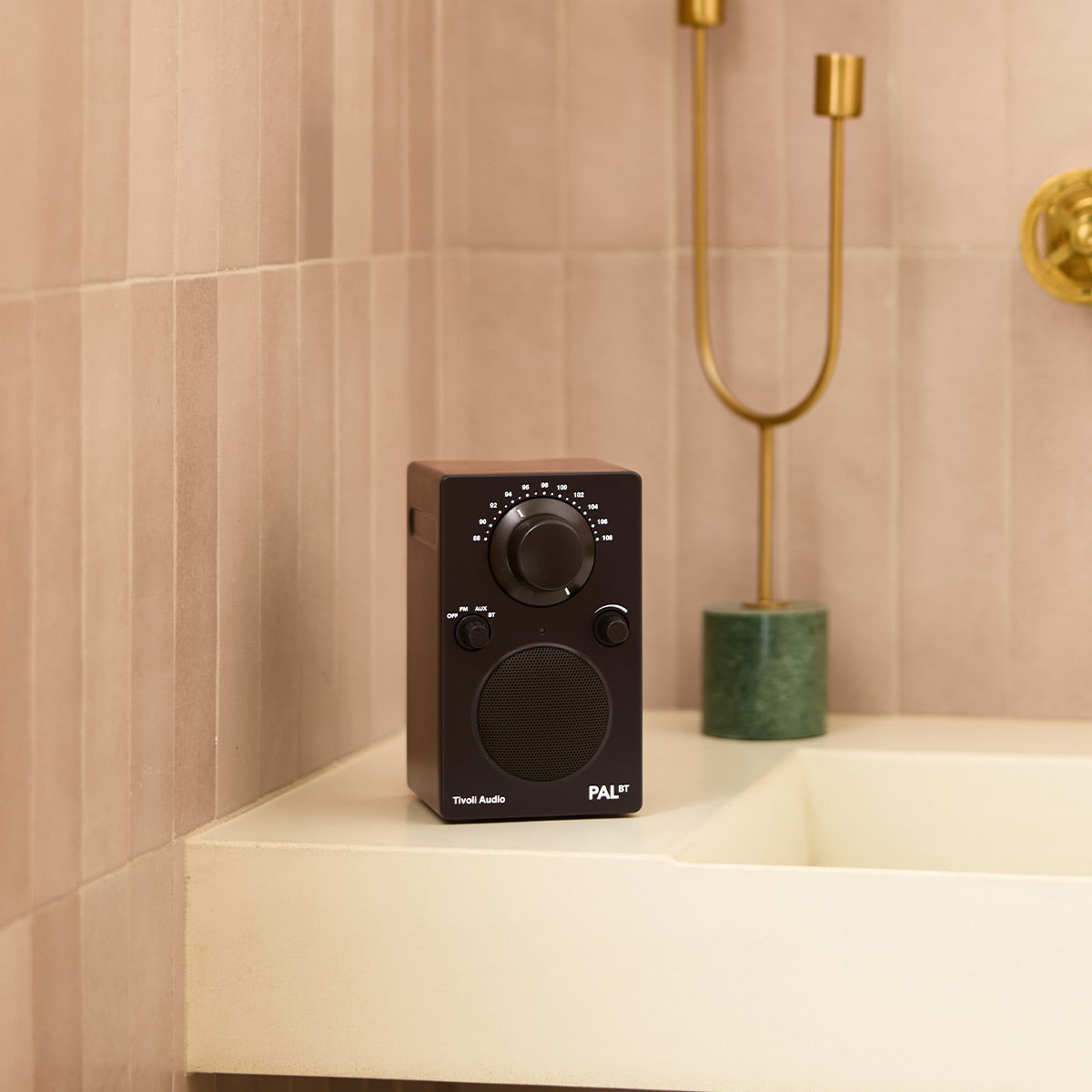 Tivoli Audio PAL BT Bluetooth FM Portable Radio and Speaker - Gen 3 (Black)