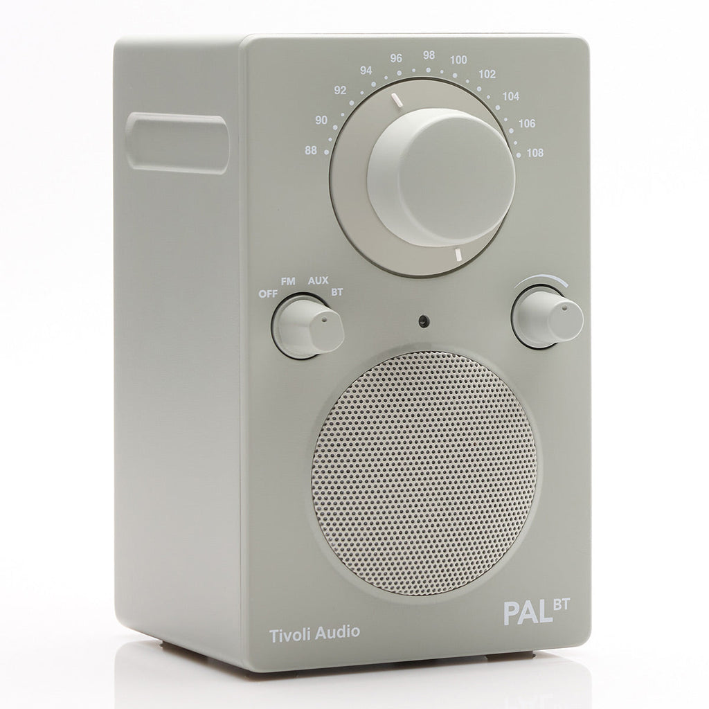 Tivoli Audio PAL BT Bluetooth FM Portable Radio and Speaker - Gen 3 (Gray)