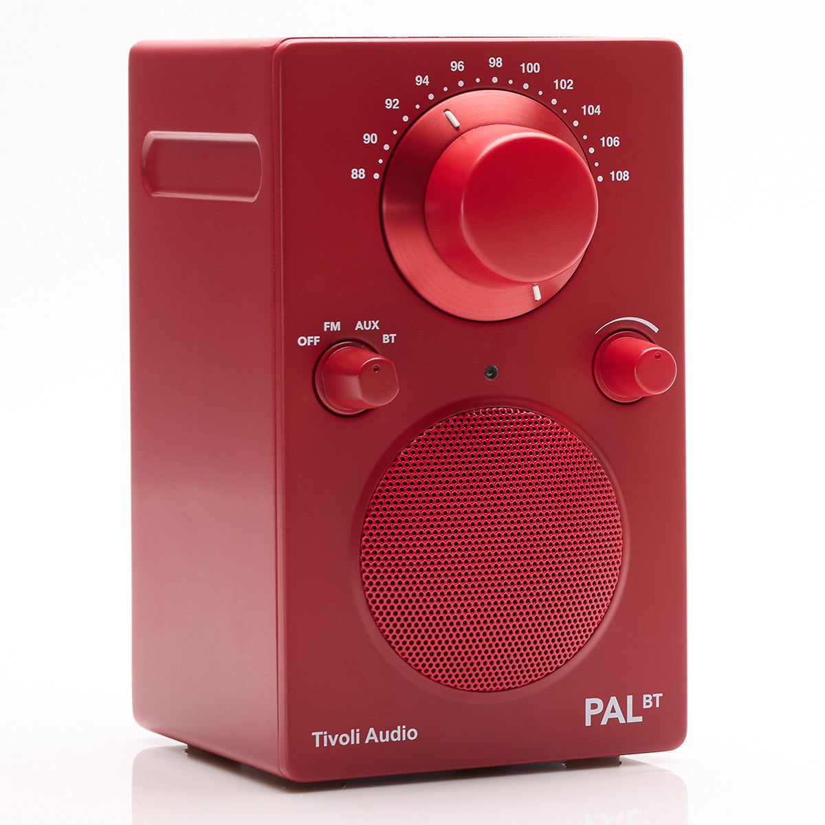 Tivoli Audio PAL BT Bluetooth FM Portable Radio and Speaker - Gen 3 (Red)