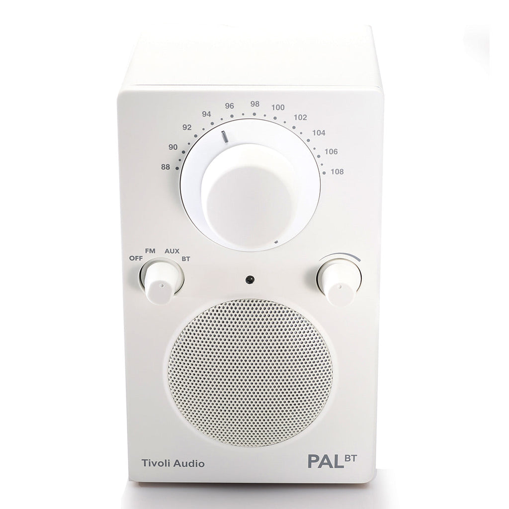 Tivoli Audio PAL BT Bluetooth FM Portable Radio and Speaker - Gen 3 (White)