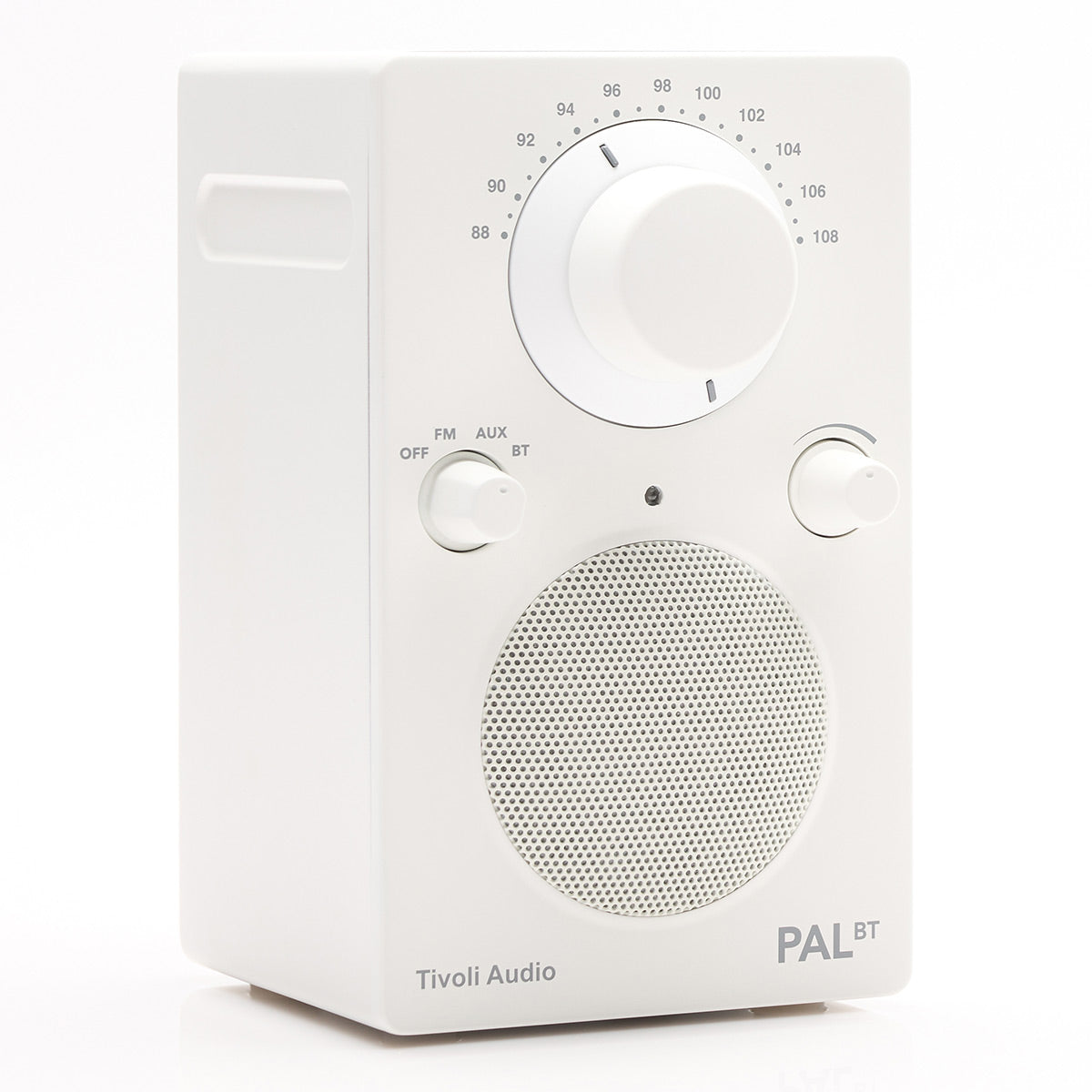 Tivoli Audio PAL BT Bluetooth FM Portable Radio and Speaker - Gen 3 (White)
