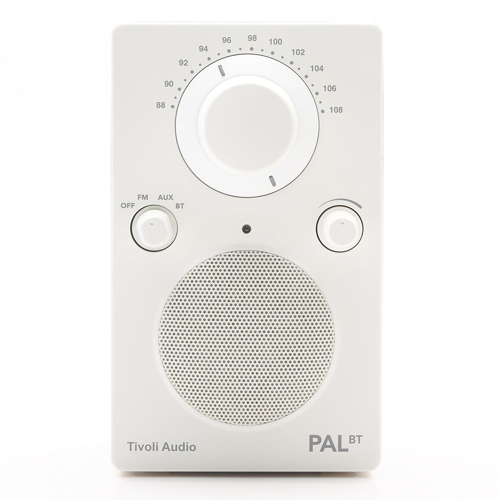 Tivoli Audio PAL BT Bluetooth FM Portable Radio and Speaker - Gen 3 (White)