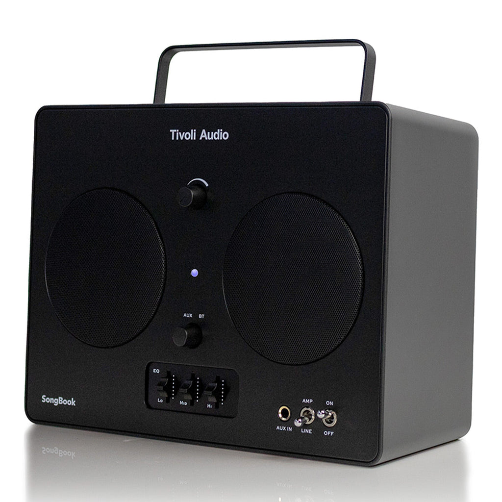 Tivoli Audio Songbook Bluetooth Speaker with Built-In Pre-Amp and Carrying Handle (Black)