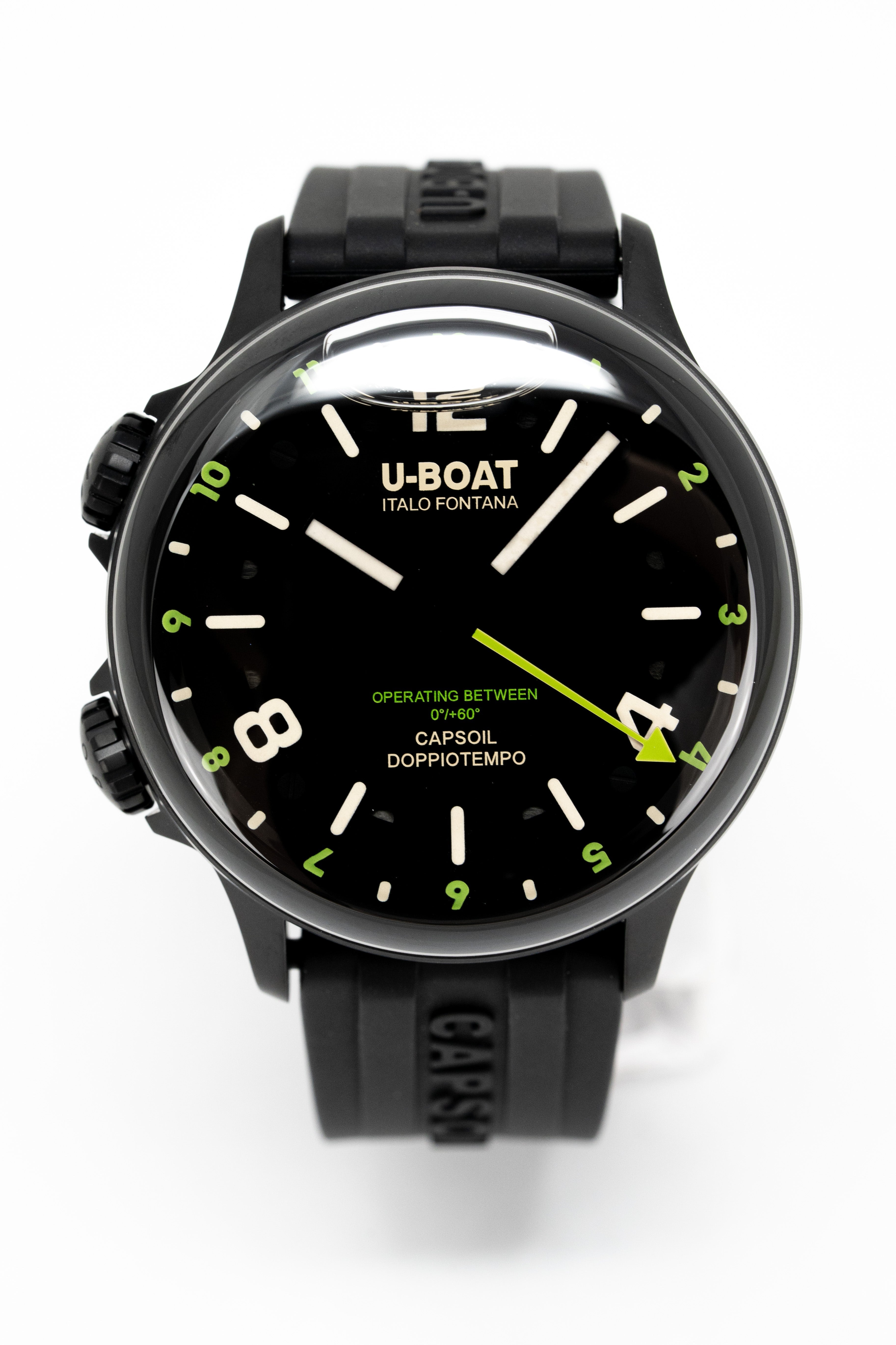 U-Boat Watch Capsoil Doppiotempo 45 DLC Green Rehaut