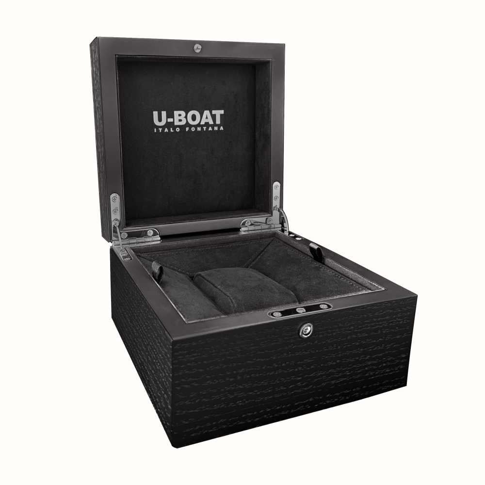 U-Boat Men's Watch Classico Tungsteno CAS1 Chronograph Black Beige
