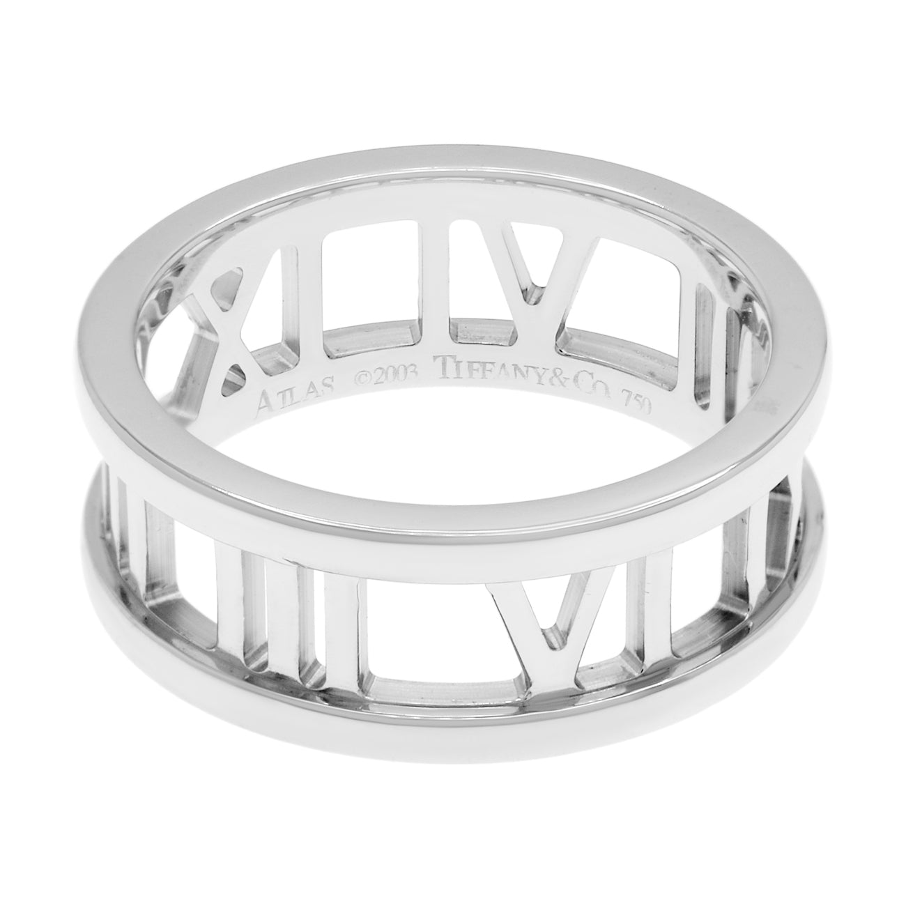 Tiffany & Co. Atlas Ring aus 18 Karat Weißgold
