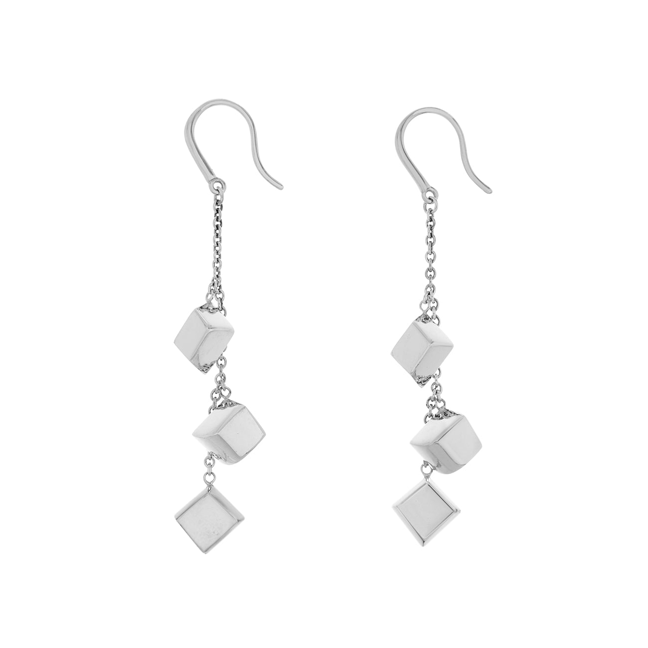 Tiffany & Co. Sterling Silber Frank Gehry Torque Ohrringe