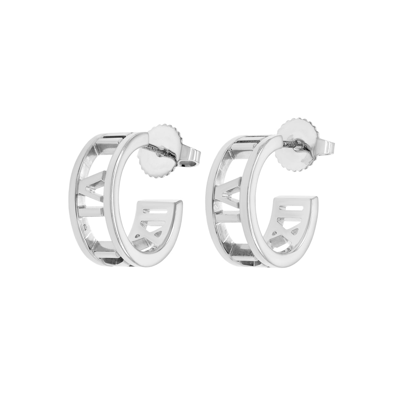 Tiffany & Co. Sterling Silber Atlas Kreolen