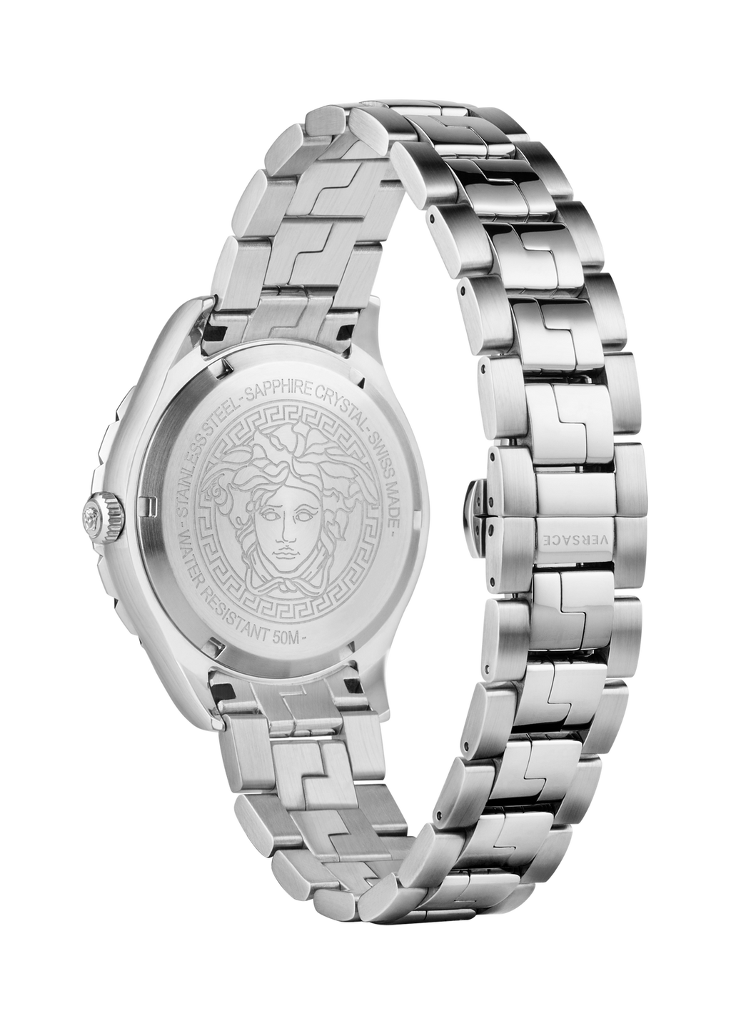 Versace Men's Watch Hellenyium GMT Black Bracelet