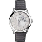Versace Men's Watch Aiakos 44mm Automatic Silver