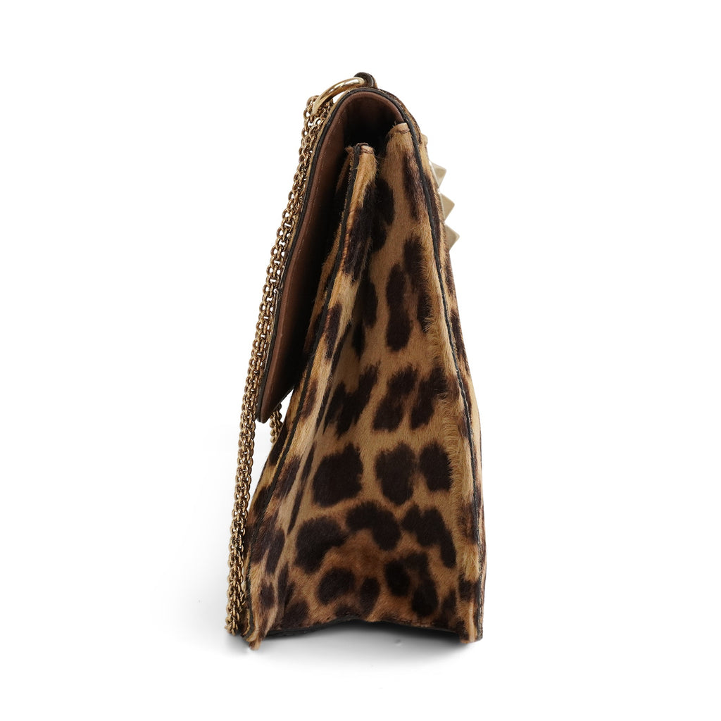 Valentino 'Glam Lock' Leopard Shoulder Bag